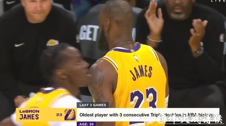 詹姆斯连续三场三双破纪录 湖人力克灰熊3连胜