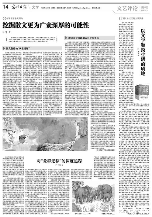 挖掘散文更为广袤深厚的可能性